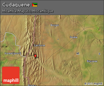 Satellite Map of Cudaquene