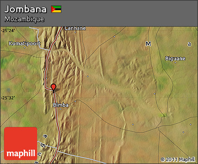 Satellite Map of Jombana