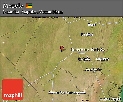 Satellite Map of Mezele