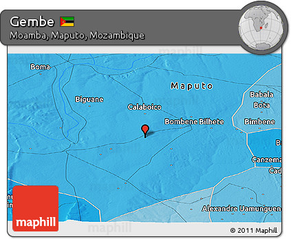 Political Panoramic Map of Gembe