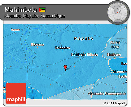 Political Panoramic Map of Mahimbela