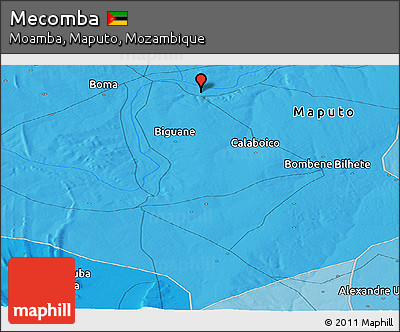 Political Panoramic Map of Mecomba