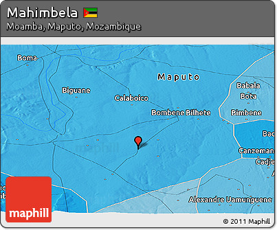 Political Panoramic Map of Mahimbela
