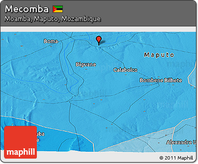 Political Panoramic Map of Mecomba
