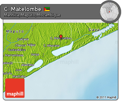 Physical 3D Map of C. Matelombe