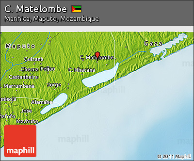 Physical 3D Map of C. Matelombe