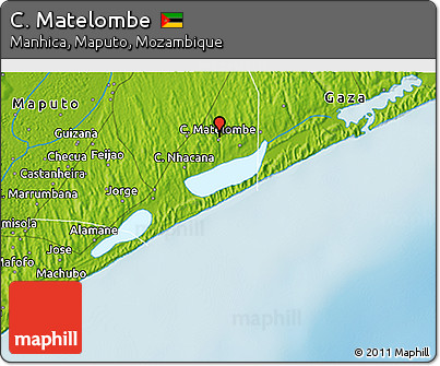 Physical 3D Map of C. Matelombe