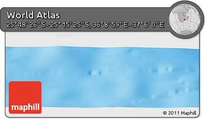 Physical Panoramic Map of the Area around 25° 31' 56" S, 36° 37' 30" E