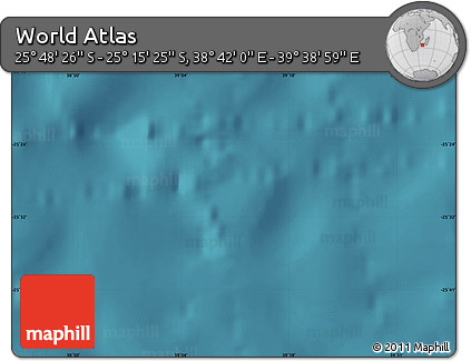 Satellite Map of the Area around 25° 31' 56" S, 39° 10' 29" E