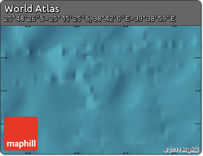 Satellite Map of the Area around 25° 31' 56" S, 39° 10' 29" E