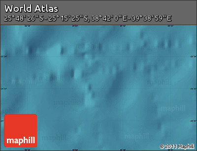 Satellite Map of the Area around 25° 31' 56" S, 39° 10' 29" E