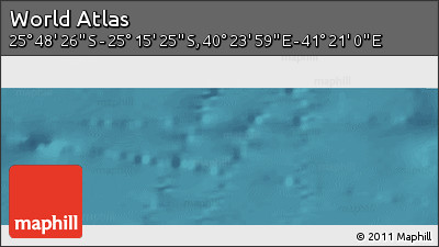 Satellite Panoramic Map of the Area around 25° 31' 56" S, 40° 52' 30" E