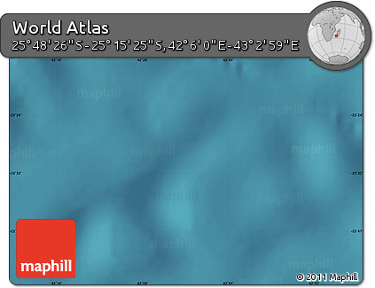 Satellite Map of the Area around 25° 31' 56" S, 42° 34' 30" E