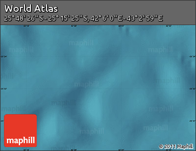 Satellite Map of the Area around 25° 31' 56" S, 42° 34' 30" E