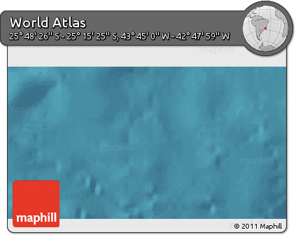 Satellite 3D Map of the Area around 25° 31' 56" S, 43° 16' 29" W