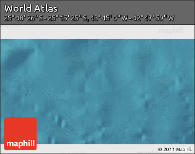 Satellite 3D Map of the Area around 25° 31' 56" S, 43° 16' 29" W