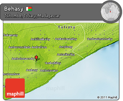 Physical 3D Map of Behasy