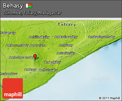 Physical 3D Map of Behasy