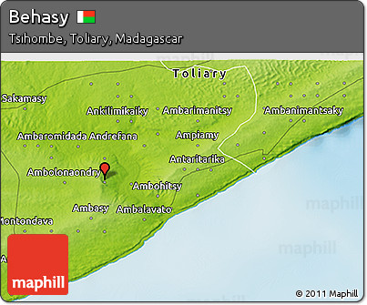 Physical 3D Map of Behasy
