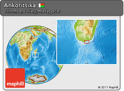 Physical Location Map of Ankoritsika