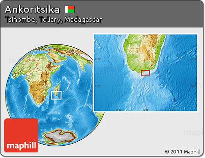 Physical Location Map of Ankoritsika