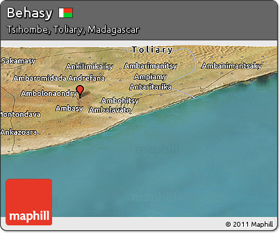 Satellite Panoramic Map of Behasy