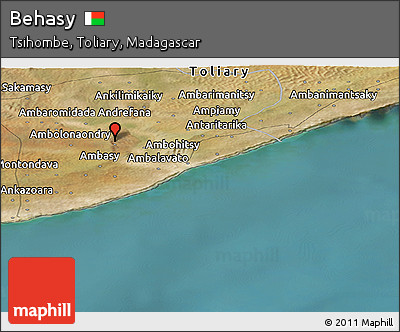 Satellite Panoramic Map of Behasy
