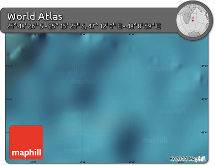 Satellite Map of the Area around 25° 31' 56" S, 47° 40' 29" E