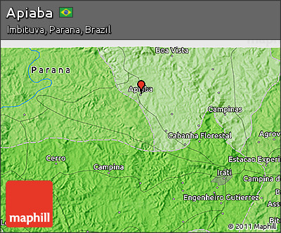 Political 3D Map of Apiaba
