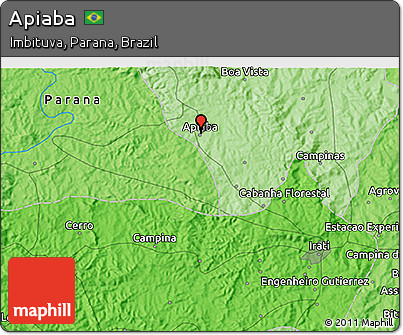 Political 3D Map of Apiaba