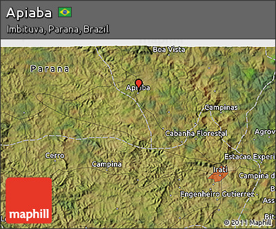 Satellite 3D Map of Apiaba