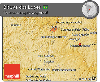 Physical Map of Bituva Dos Lopes