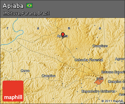 Physical Map of Apiaba