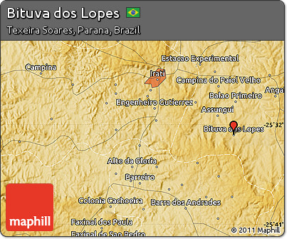 Physical Map of Bituva Dos Lopes