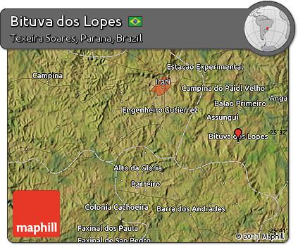 Satellite Map of Bituva Dos Lopes