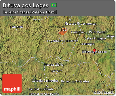 Satellite Map of Bituva Dos Lopes