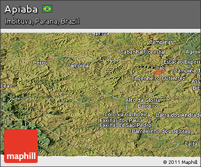 Satellite Panoramic Map of Apiaba