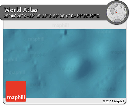 Satellite 3D Map of the Area around 25° 31' 56" S, 51° 4' 30" E