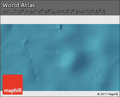Satellite 3D Map of the Area around 25° 31' 56" S, 51° 4' 30" E
