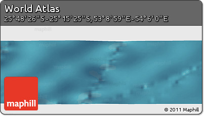 Satellite Panoramic Map of the Area around 25° 31' 56" S, 53° 37' 30" E