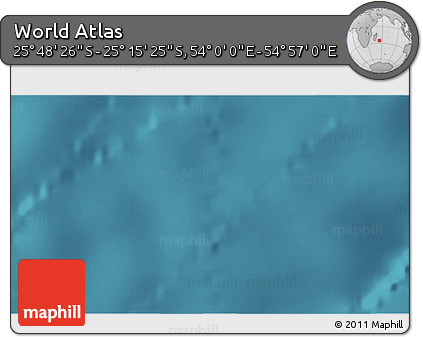 Satellite 3D Map of the Area around 25° 31' 56" S, 54° 28' 30" E