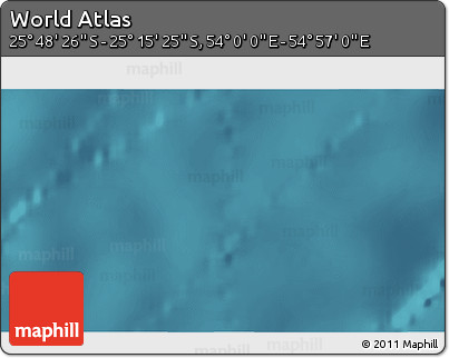 Satellite 3D Map of the Area around 25° 31' 56" S, 54° 28' 30" E