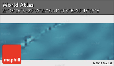 Satellite Panoramic Map of the Area around 25° 31' 56" S, 55° 19' 30" E