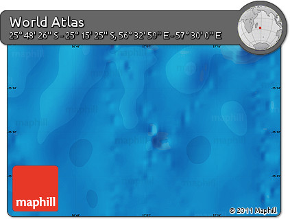 Political Map of the Area around 25° 31' 56" S, 57° 1' 29" E