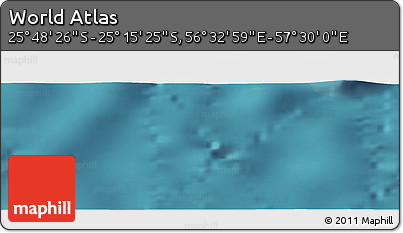 Satellite Panoramic Map of the Area around 25° 31' 56" S, 57° 1' 29" E