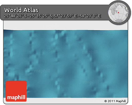 Satellite 3D Map of the Area around 25° 31' 56" S, 57° 52' 30" E