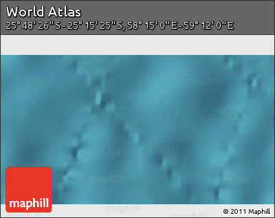 Satellite 3D Map of the Area around 25° 31' 56" S, 58° 43' 30" E