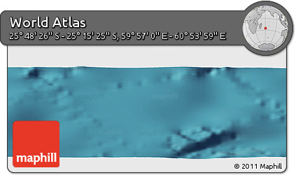 Satellite Panoramic Map of the Area around 25° 31' 56" S, 60° 25' 29" E