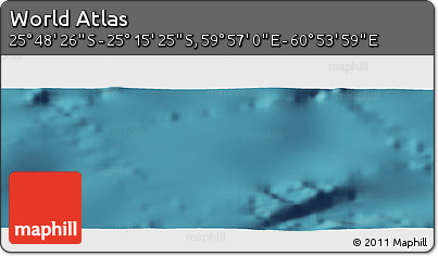 Satellite Panoramic Map of the Area around 25° 31' 56" S, 60° 25' 29" E