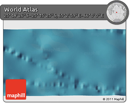 Satellite 3D Map of the Area around 25° 31' 56" S, 65° 31' 30" E